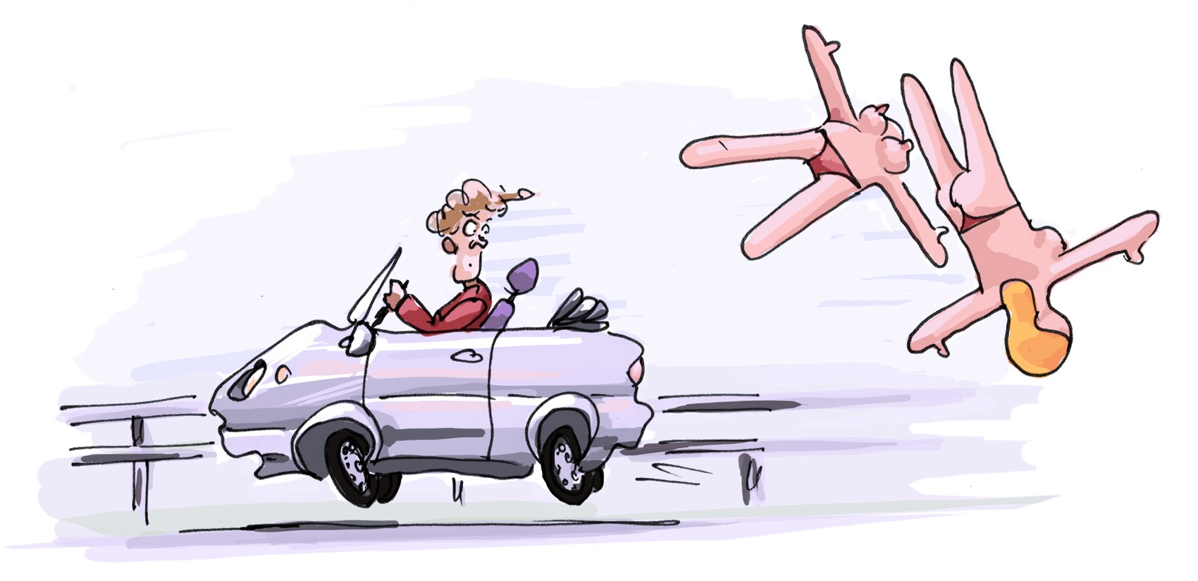 Ladungsverlust PKW Mazda Motion Berlin Illustration Leserfragen ixtract Stefan Fichtel